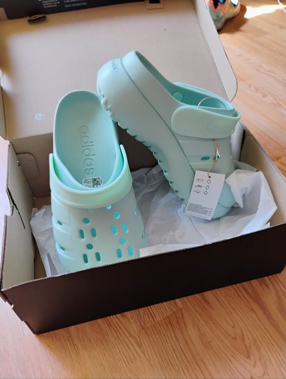 adidas Women Platforms in Mint Green